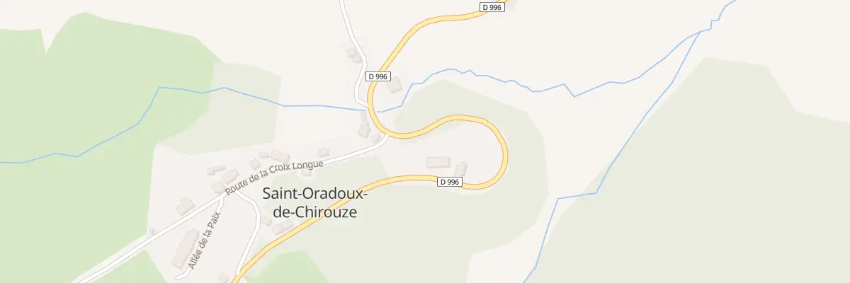 Plan du 5116 La Croix Longue à Saint-Oradoux-de-Chirouze