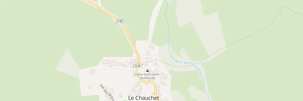 Plan du 6 Rue du Rio du Verger au Chauchet