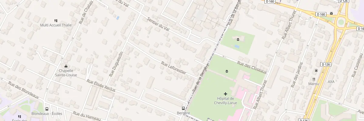 Plan du 6 Rue Leforestier à L’Haÿ-les-Roses