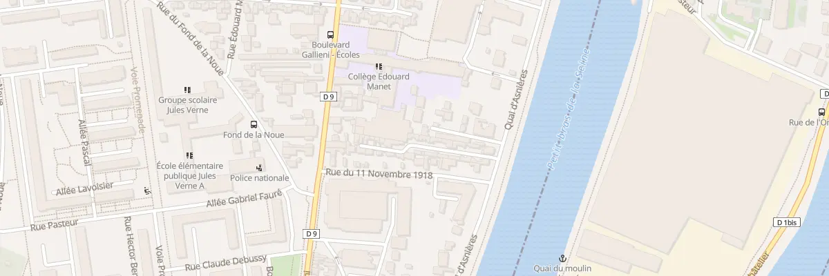Plan du 11 Imp Legendre à Villeneuve-la-Garenne