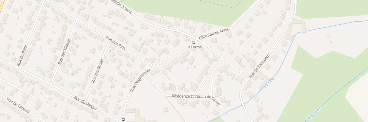 Plan du 22 Rue Degommier à Cerny