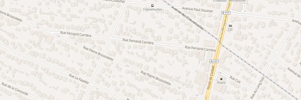Plan du 24 Rue Fernand Carrière à Sainte-Geneviève-des-Bois