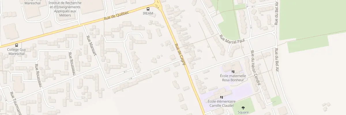 Plan du 708 Rue de Cagny à Amiens