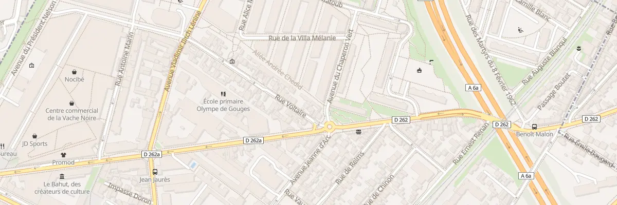 Plan du 55 Rue Voltaire à Arcueil
