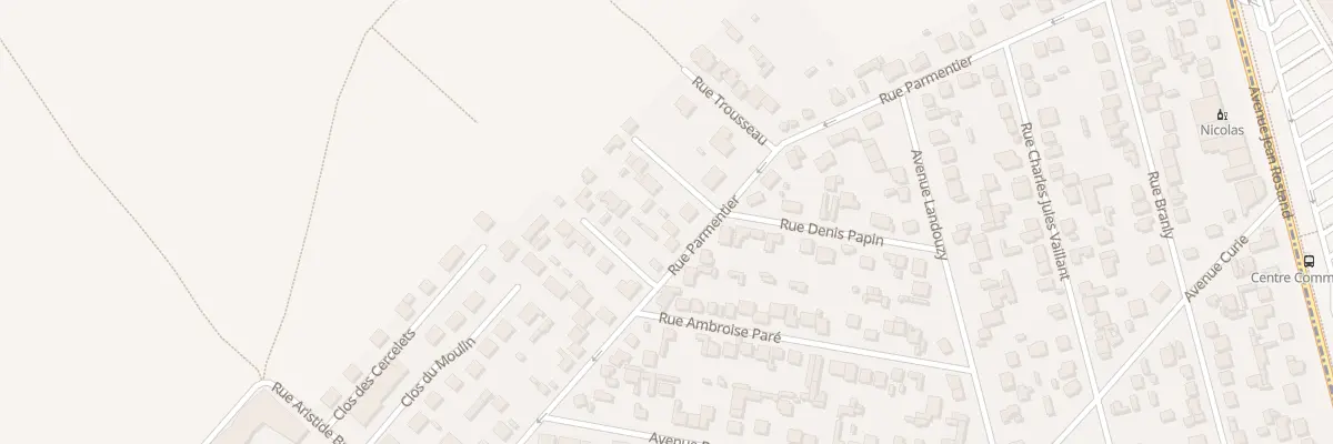 Plan du 56 Rue Parmentier à Domont