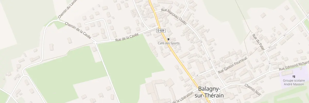 Plan du 56 Rue du Gen Leclerc à Balagny-sur-Thérain