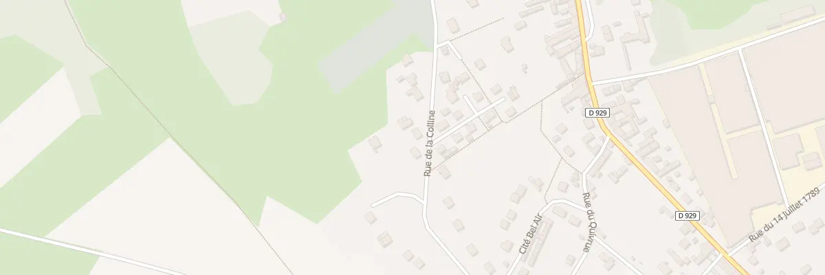 Plan du 14 Rue de la Colline à Balagny-sur-Thérain