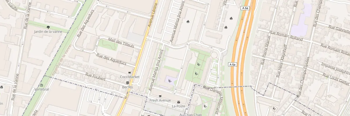 Plan du 9 Av Mahsa Jina Amini à Gentilly
