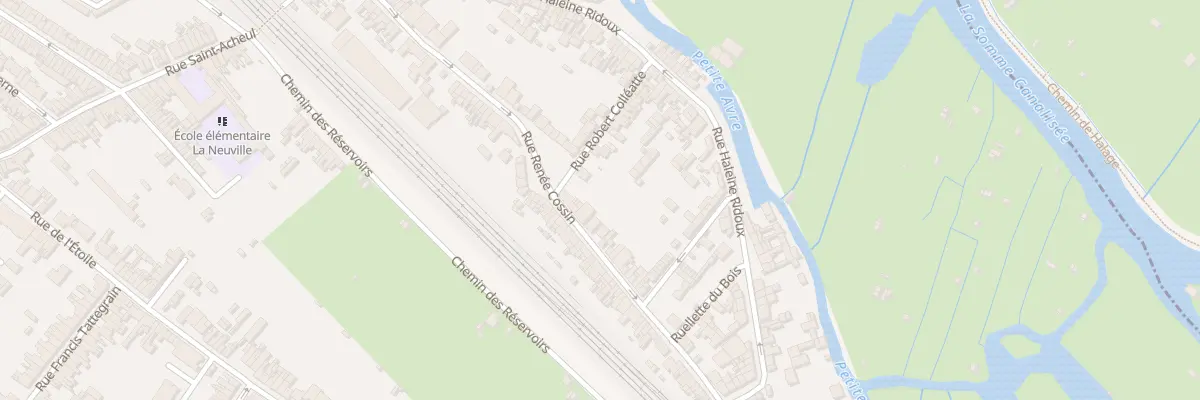 Plan du 99 Rue Renée Cossin à Amiens
