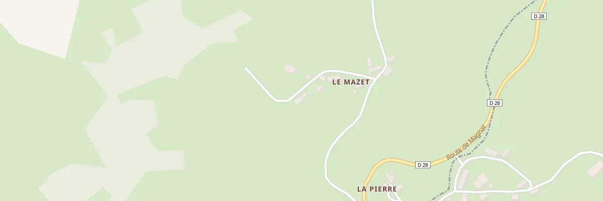 Plan du 5137 Le Mazet à Saint-Maurice-près-Crocq