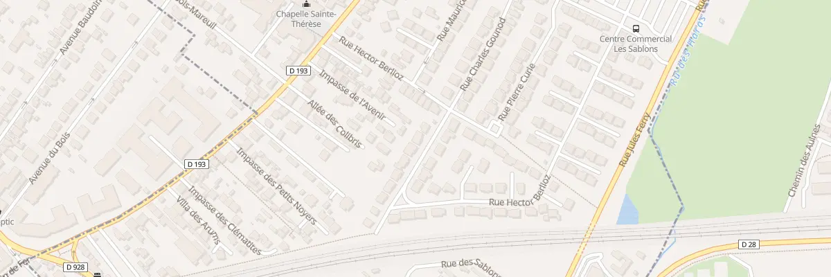 Plan du 55 Rue Hector Berlioz à Montmagny
