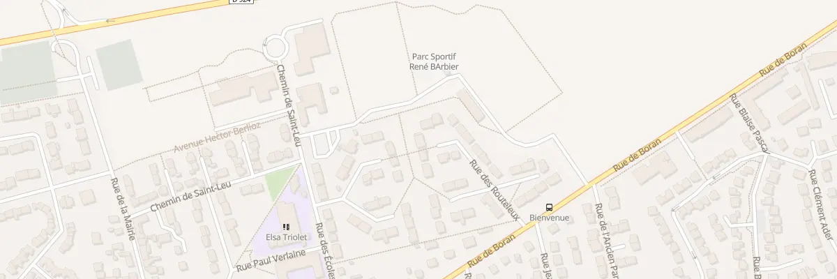 Plan du 13 Rue des Routeleux à Bruyères-sur-Oise