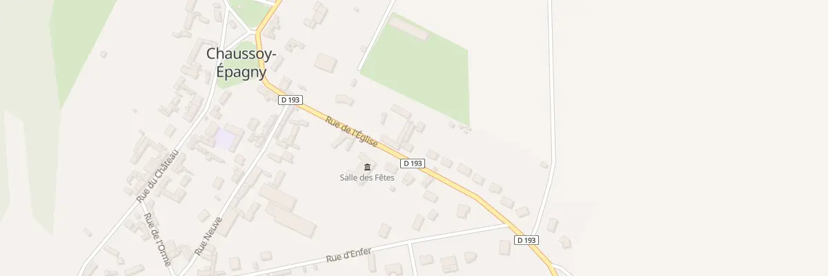 Plan du 19 Rue de l’Eglise à Chaussoy-Epagny