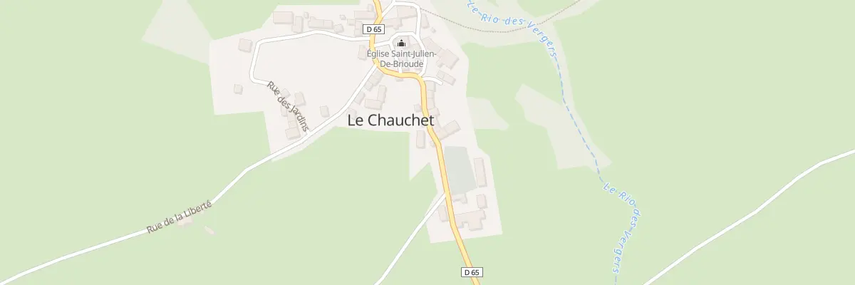 Plan du 6 Rue de la Meridienne Verte au Chauchet