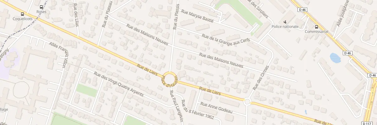 Plan du 26 Rue des Maisons Neuves à Sainte-Geneviève-des-Bois