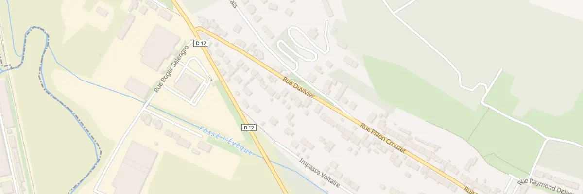 Plan du 333 Rue Duvivier à Bury