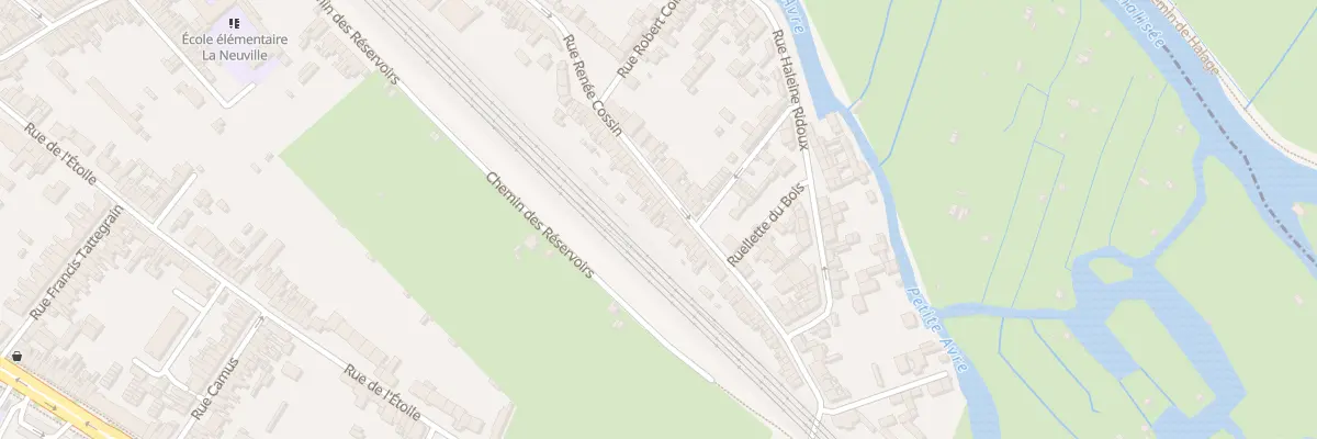 Plan du 128 Rue Renée Cossin à Amiens