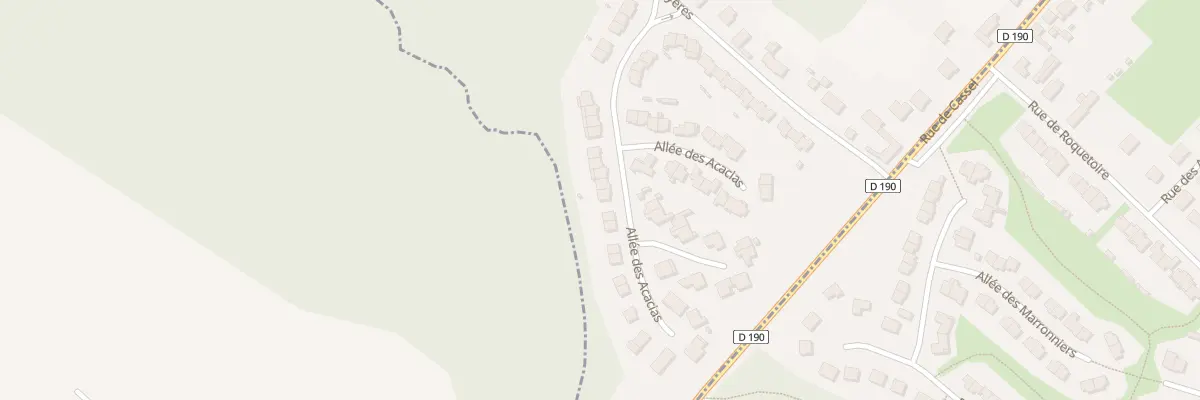 Plan du 14 All des Acacias à Wardrecques
