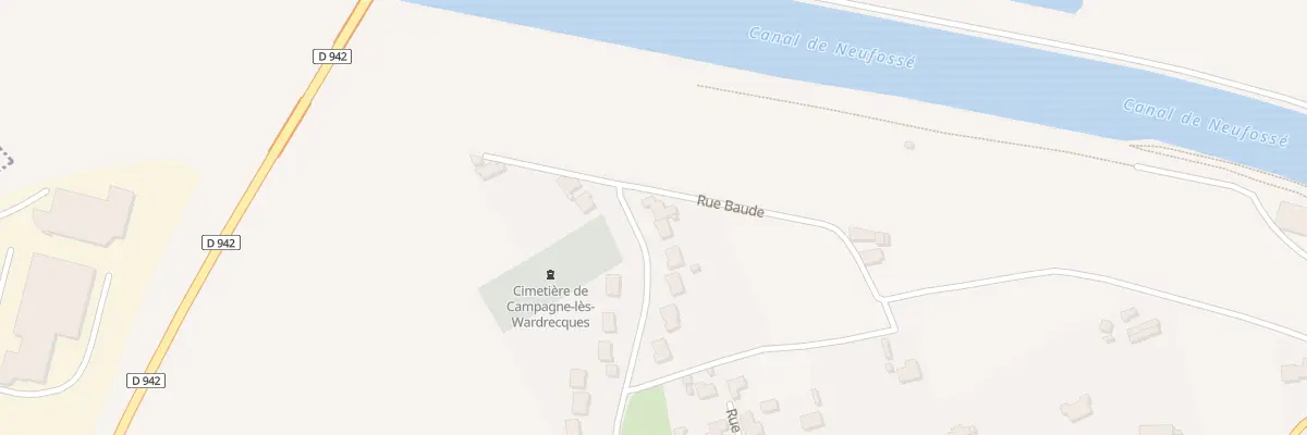 Plan du 300 Rue Baude à Campagne-lès-Wardrecques