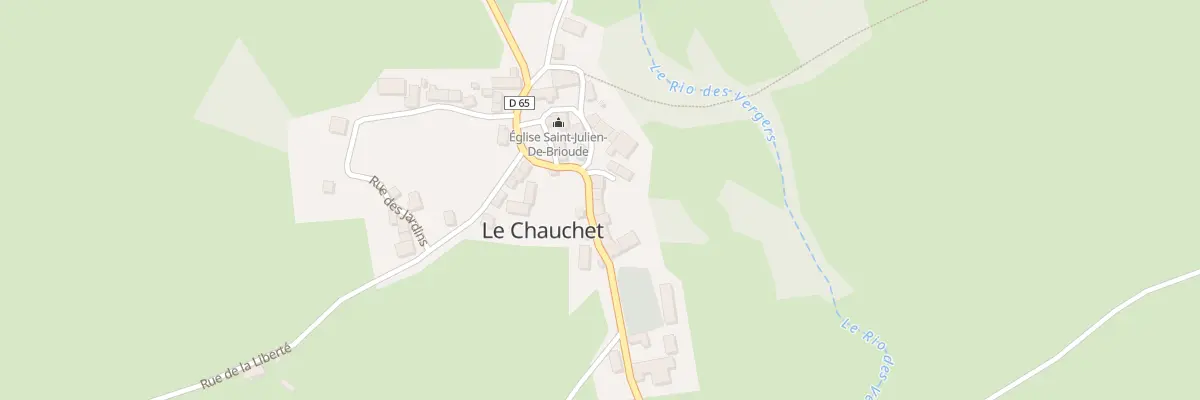 Plan du 5 Rue de la Meridienne Verte au Chauchet