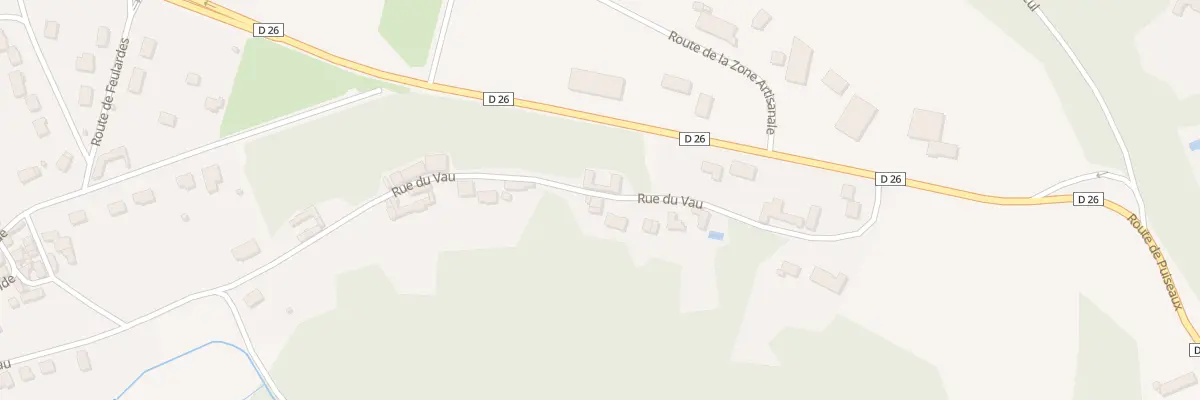 Plan du 14 Rue du Vau à Estouy