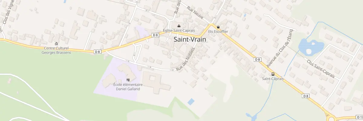 Plan du 8 Rue des Noblets à Saint-Vrain
