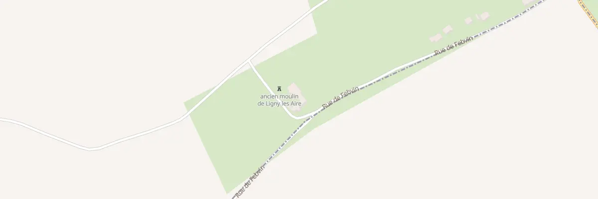Plan du 12 Rue de Febvin à Ligny-lès-Aire