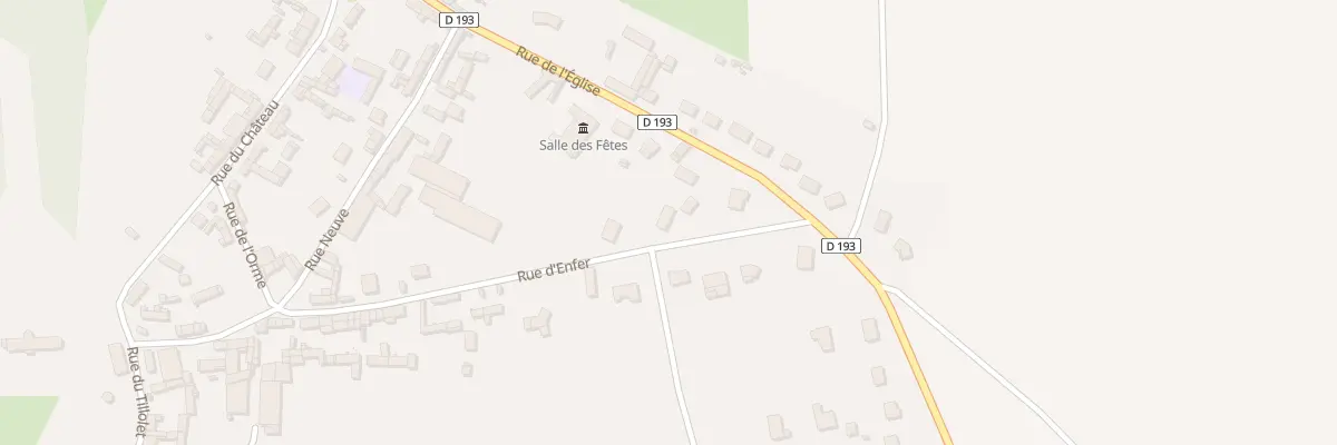 Plan du 39 Rue d’Enfer à Chaussoy-Epagny