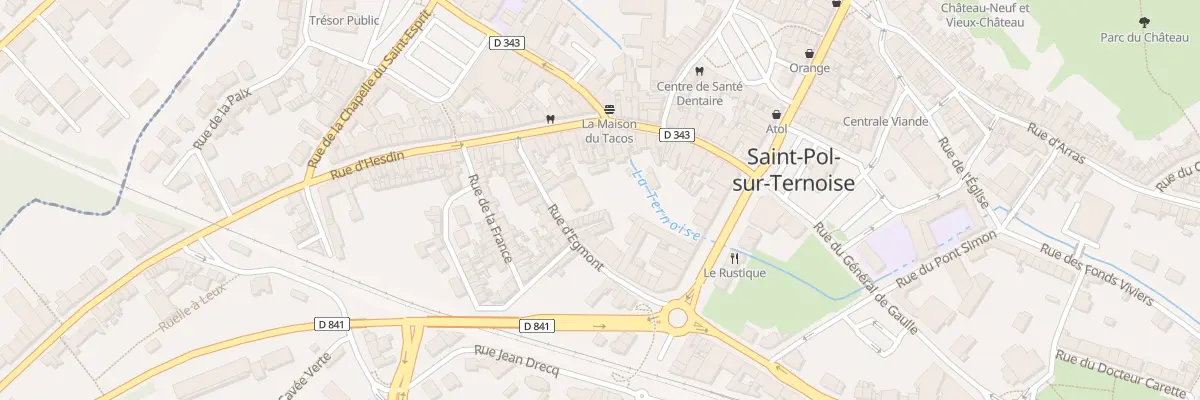 Plan du 9 Rue d’Egmont à Saint-Pol-sur-Ternoise