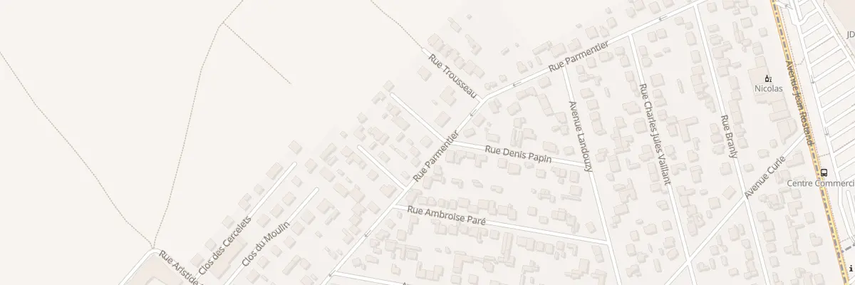 Plan du 54 Rue Parmentier à Domont
