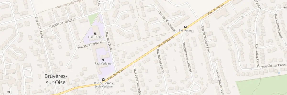 Plan du 27B Rue de Boran à Bruyères-sur-Oise