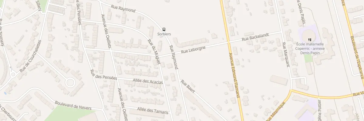 Plan du 10 Rue Raymond Saint Pol à Dunkerque