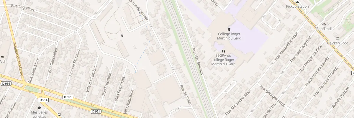 Plan du 28 Rue de l’Yser à Épinay-sur-Seine