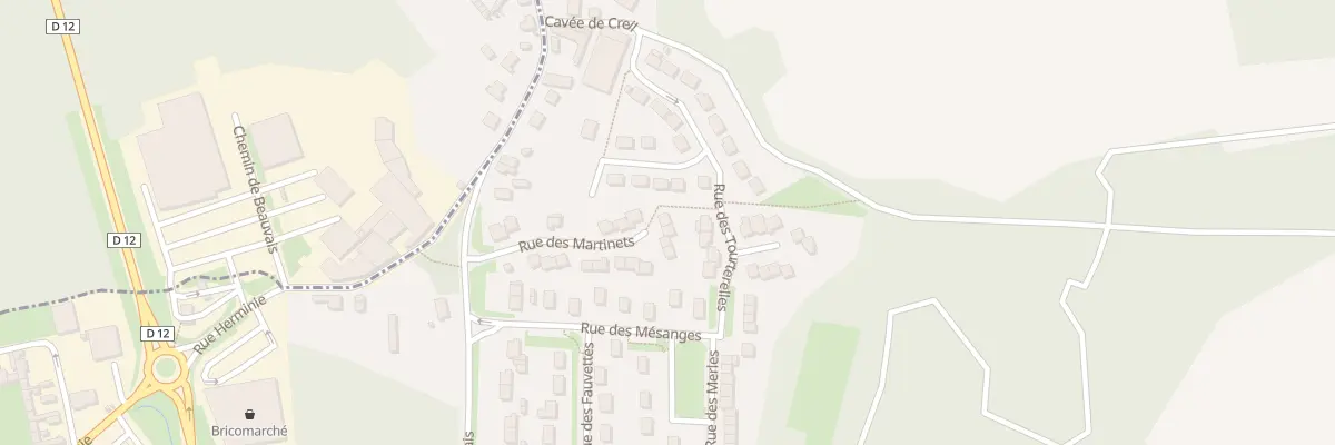 Plan du 19 Rue des Martinets à Bury