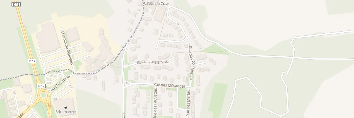Plan du 21 Rue des Martinets à Bury