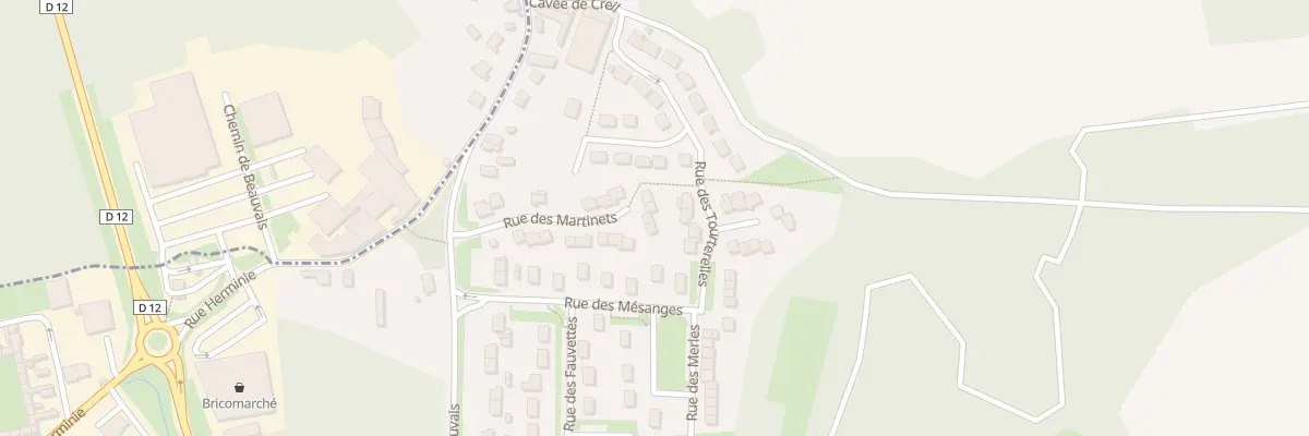 Plan du 23 Rue des Martinets à Bury