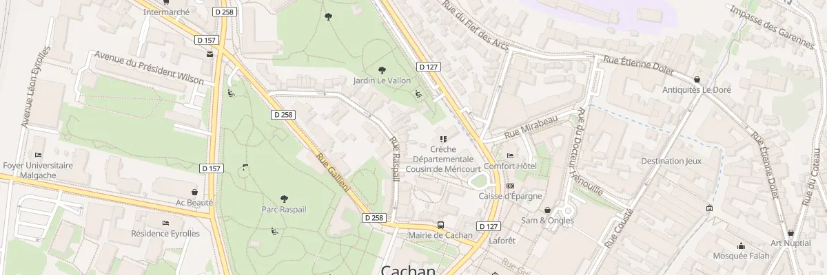 Plan du 8B Rue Raspail à Cachan