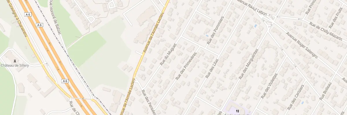 Plan du 16 Rue du Muguet à Savigny-sur-Orge