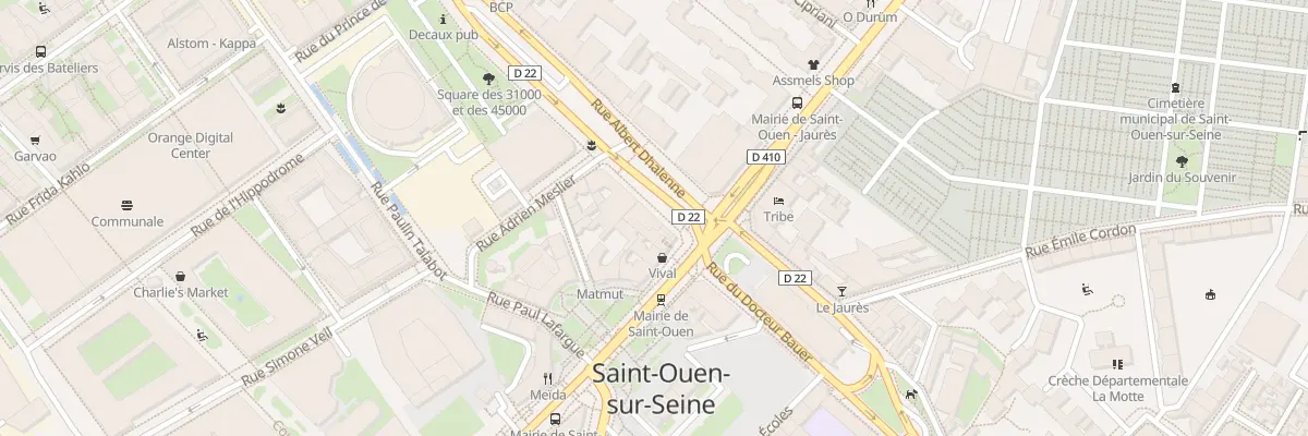 Plan du 80 Rue Albert Dhalenne à Saint-Ouen-sur-Seine