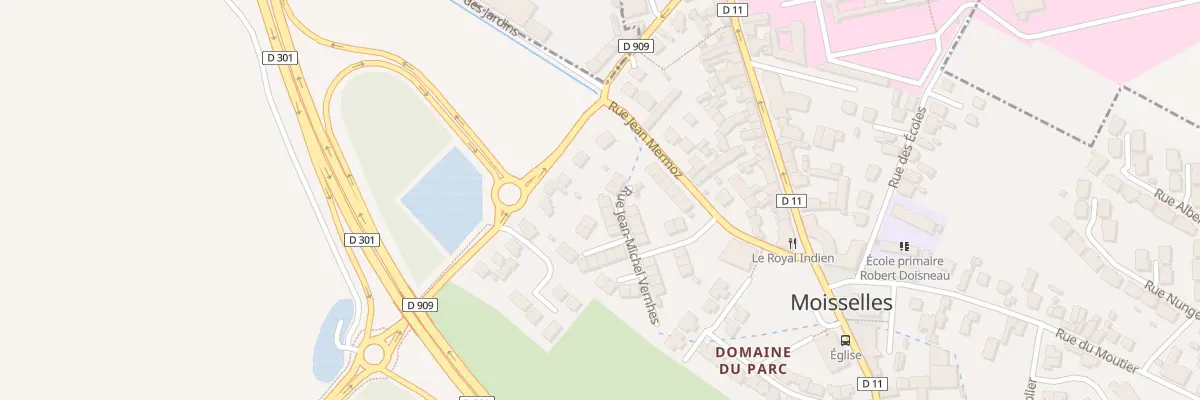 Plan du 5 Rue Jean-Michel Vernhes à Moisselles