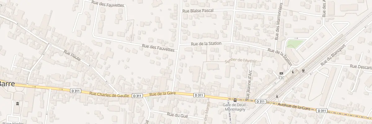 Plan du 6 Rue Morisset à Deuil-la-Barre