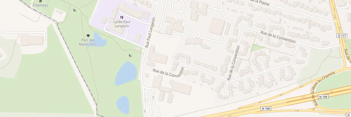 Plan du 7 Rue de la Convention à Sainte-Geneviève-des-Bois