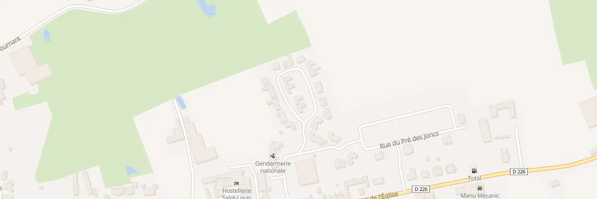 Plan du 3 Rue Louis Vandenkerckhove à Bollezeele