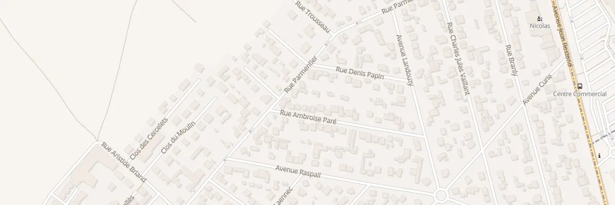 Plan du 30 Rue Ambroise Paré à Domont