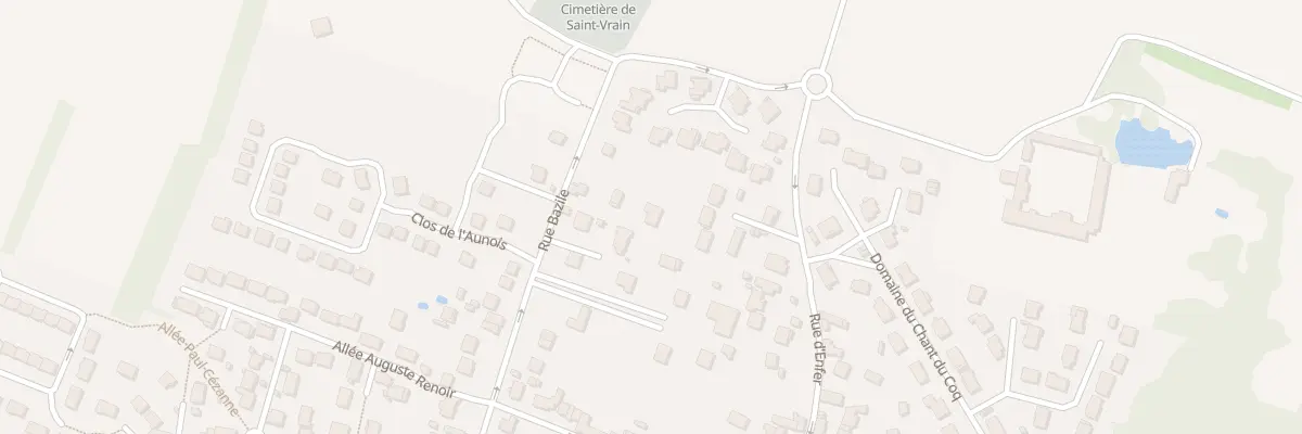 Plan du 44 Rue Bazile à Saint-Vrain