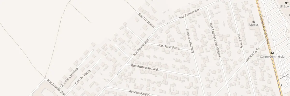 Plan du 23 Rue Denis Papin à Domont