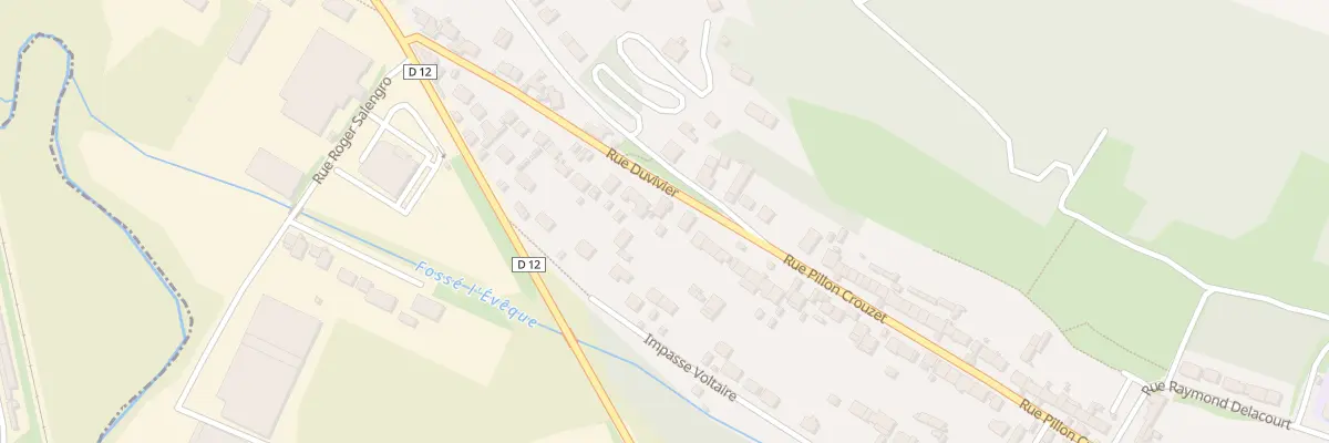 Plan du 299 Rue Duvivier à Bury