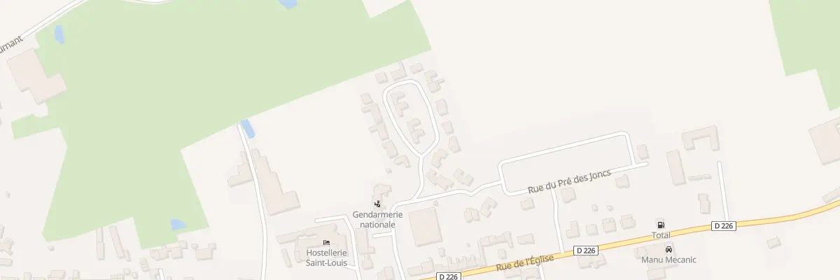 Plan du 1 Rue Louis Vandenkerckhove à Bollezeele