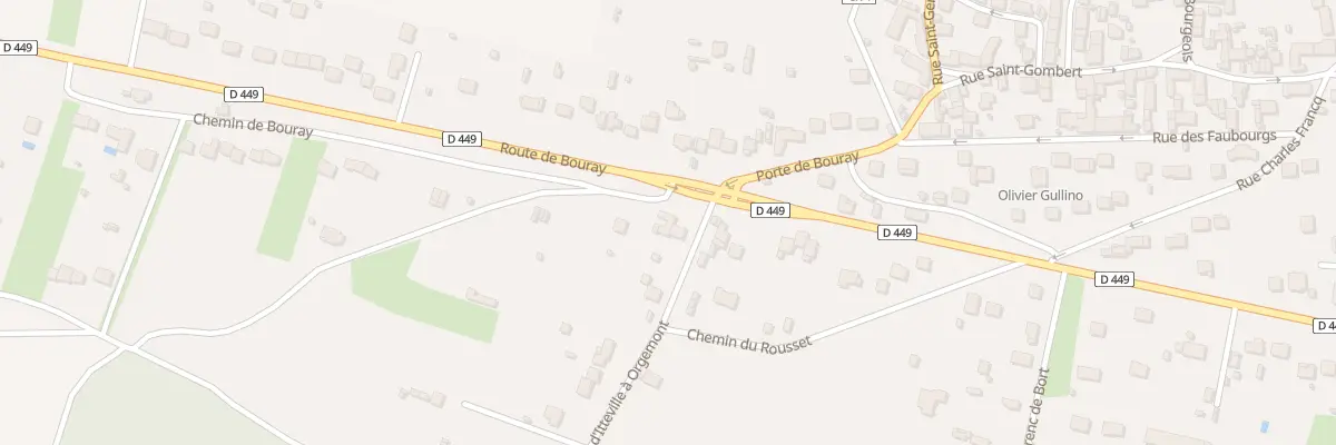 Plan du 54 Rte de Bouray à Itteville