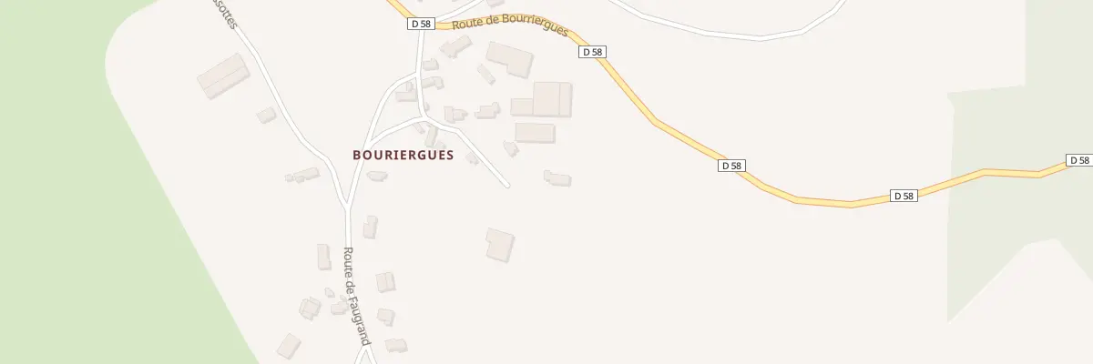 Plan du 5158 Bouriergues à Saint-Mamet-la-Salvetat